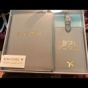 ANTHROPOLOGIE BON VOYAGE TRAVEL SET